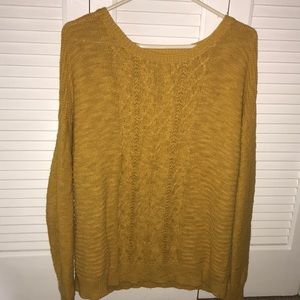 Mustard yellow sweater